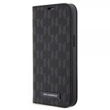 Karl Lagerfeld iPhone 14 Pro Max Etui Saffiano Monogram Svart
