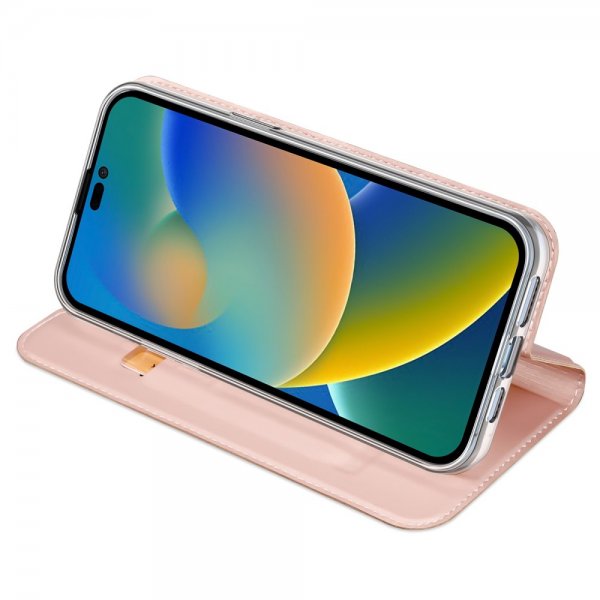 Dux Ducis iPhone 14 Pro Max Etui Skin Pro Series Rosa
