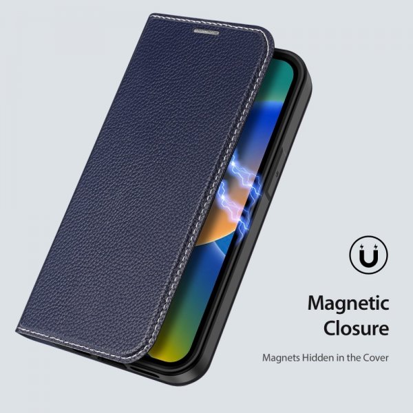 Dux Ducis iPhone 14 Pro Max Etui Skin X2 Series Blå