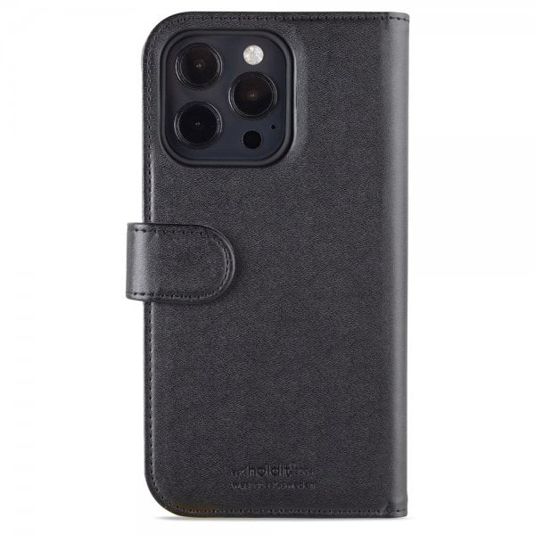 holdit iPhone 14 Pro Max Etui Wallet Case Magnet Svart