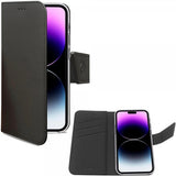 Celly iPhone 14 Pro Max Etui Wally Wallet Case Svart