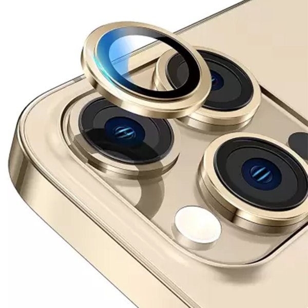 iPhone 14 Pro Max Kameralinse med Ramme - Gull
