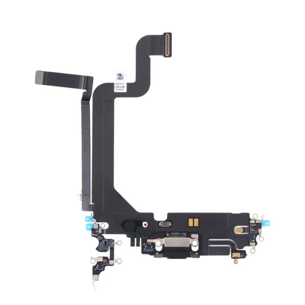 iPhone 14 Pro Max Ladekontakt med Flexkabel Original - Svart