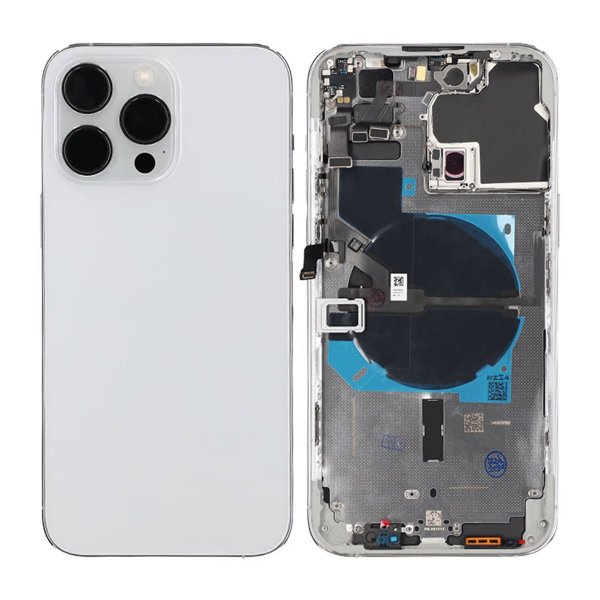 iPhone 14 Pro Max Midtramme med smådeler OEM - Hvit
