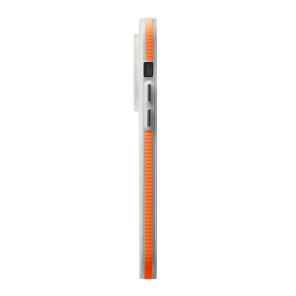 Rvelon iPhone 14 Pro Max Deksel Korrugerte MagSafe Oransje