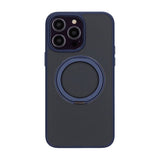 iPhone 14 Pro Max Deksel Roterbart Stativ Blå