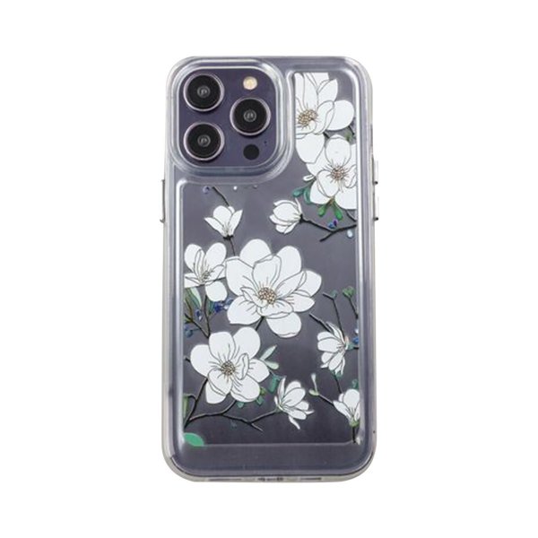 iPhone 14 Pro Max Deksel Motiv Kvistar och Blomster