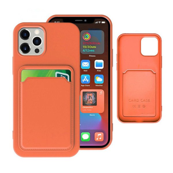 iPhone 14 Pro Max Deksel Kortholder Oransje