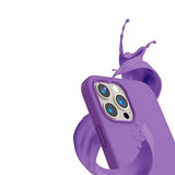 Rvelon iPhone 14 Pro Max Deksel Silikon Lilla