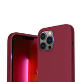 Rvelon iPhone 14 Pro Max Deksel Silikon MagSafe Rød