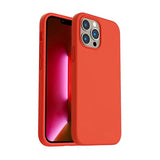 Rvelon iPhone 14 Pro Max Deksel Silikon Rosa