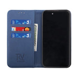 Rvelon iPhone 14 Pro Max Etui Utbrettbar Kortlomme Blå