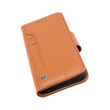 Rvelon iPhone 14 Pro Max Etui Utbrettbar Kortlomme Brun