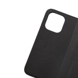 Rvelon iPhone 14 Pro Max Etui Ekte Skinn Svart