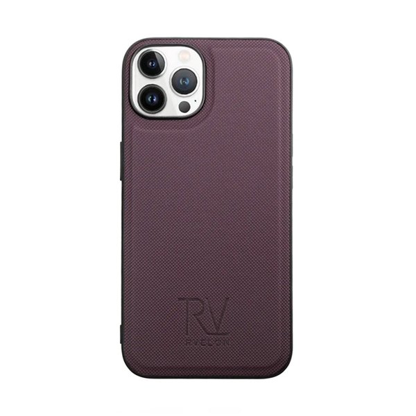 Rvelon iPhone 14 Pro Max Etui Detachable Wallet Case Lilla