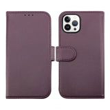 Rvelon iPhone 14 Pro Max Etui Detachable Wallet Case Lilla