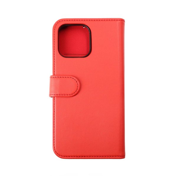 Rvelon iPhone 14 Pro Max Etui Detachable Wallet Case Rød