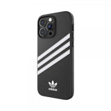 Adidas iPhone 14 Pro Max Deksel 3 Stripes Snap Case Svart Hvit