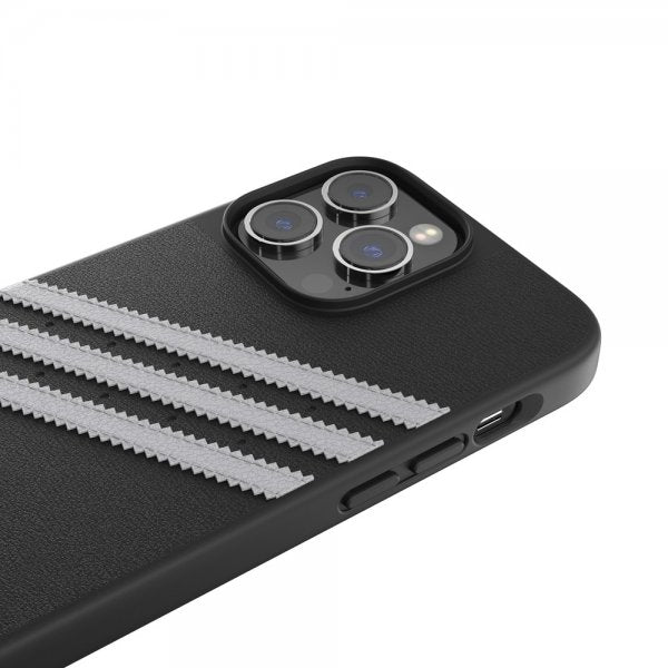Adidas iPhone 14 Pro Max Deksel 3 Stripes Snap Case Svart Hvit