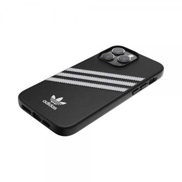 Adidas iPhone 14 Pro Max Deksel 3 Stripes Snap Case Svart Hvit