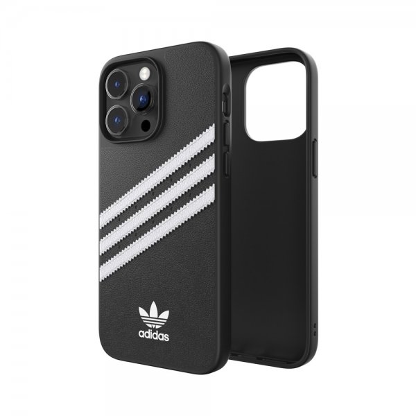 Adidas iPhone 14 Pro Max Deksel 3 Stripes Snap Case Svart Hvit