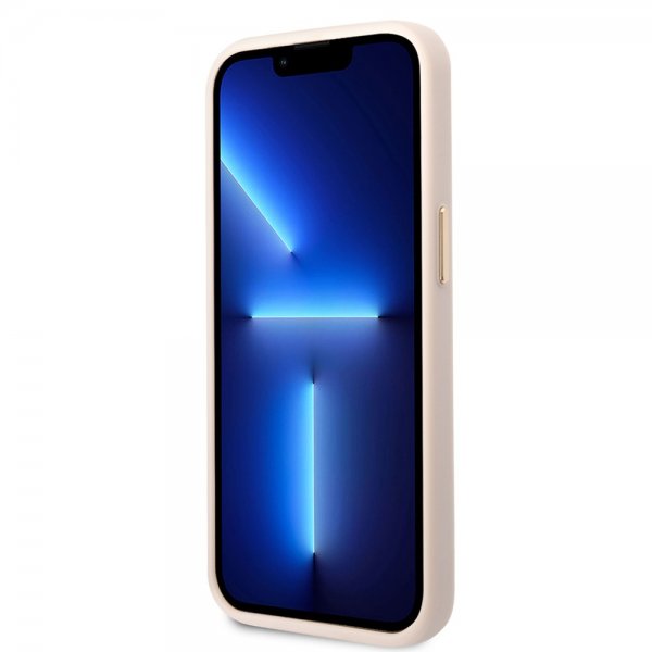 Guess iPhone 14 Pro Max Deksel 4G Logo Rosa