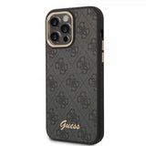 Guess iPhone 14 Pro Max Deksel 4G Logo Svart