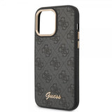 Guess iPhone 14 Pro Max Deksel 4G Logo Svart