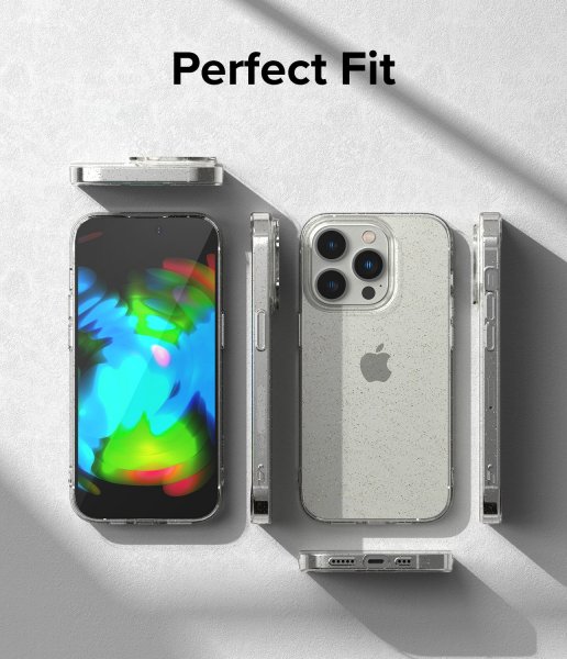 Ringke iPhone 14 Pro Max Deksel Air Glitter Clear