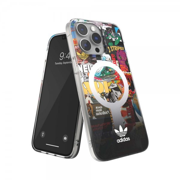 Adidas iPhone 14 Pro Max Deksel AOP Snap Case MagSafe Multicolor