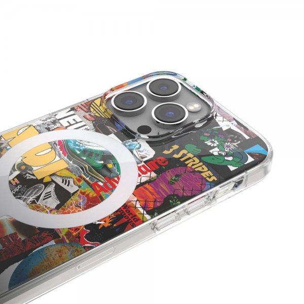 Adidas iPhone 14 Pro Max Deksel AOP Snap Case MagSafe Multicolor