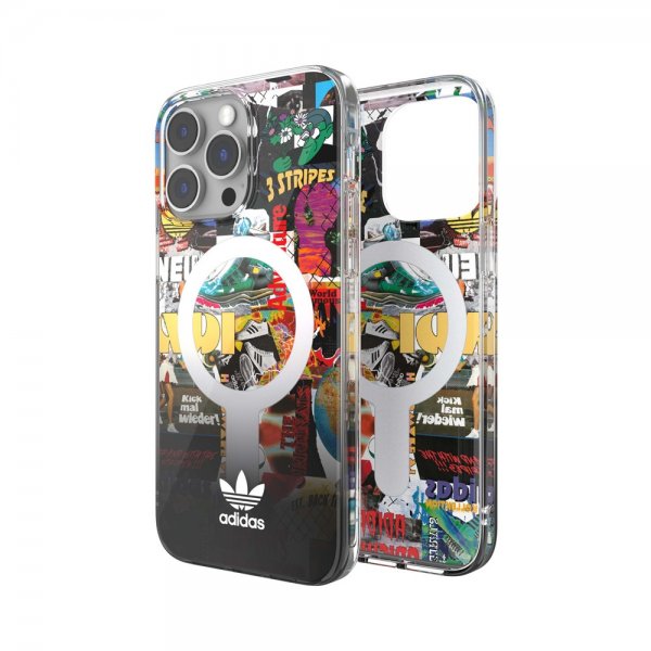 Adidas iPhone 14 Pro Max Deksel AOP Snap Case MagSafe Multicolor
