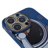 iPhone 14 Pro Max Deksel Astronaut Blå Grå