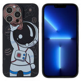 iPhone 14 Pro Max Deksel Astronaut Svart Brun