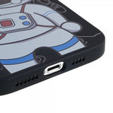 iPhone 14 Pro Max Deksel Astronaut Svart Brun