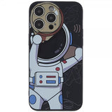 iPhone 14 Pro Max Deksel Astronaut Svart Grå