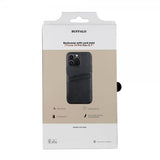 Buffalo iPhone 14 Pro Max Deksel Backcover with Card Slots Svart