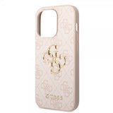 Guess iPhone 14 Pro Max Deksel Big Metal Logo Rosa