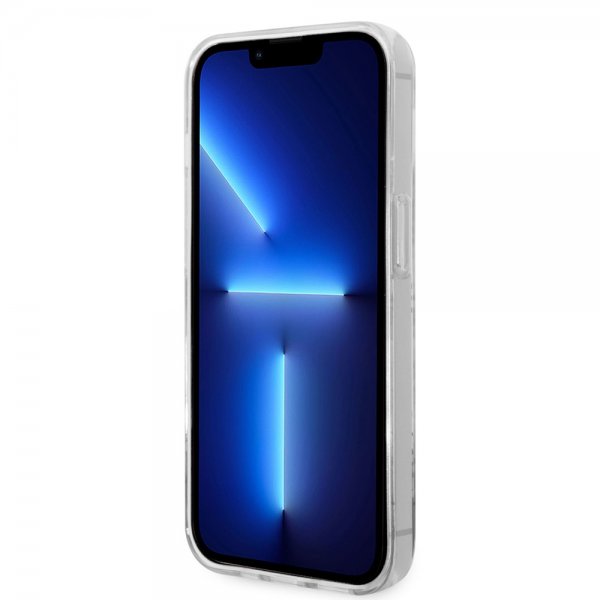 Guess iPhone 14 Pro Max Deksel Bottom Stripe Script Logo Gull