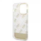 Guess iPhone 14 Pro Max Deksel Bottom Stripe Script Logo Gull