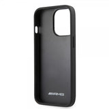 AMG iPhone 14 Pro Max Deksel Carbon Effect Stamped Logo Svart