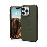 Urban Armor Gear (UAG) iPhone 14 Pro Max Deksel Civilian MagSafe Olive