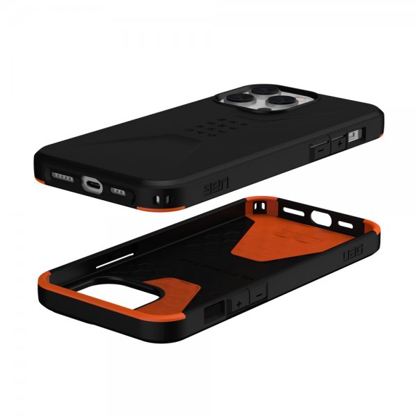 Urban Armor Gear (UAG) iPhone 14 Pro Max Deksel Civilian Svart