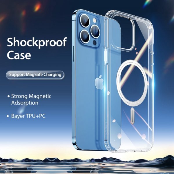Dux Ducis iPhone 14 Pro Max Deksel Clin Series MagSafe Transparent