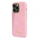 Guess iPhone 14 Pro Max Deksel Croco Rosa