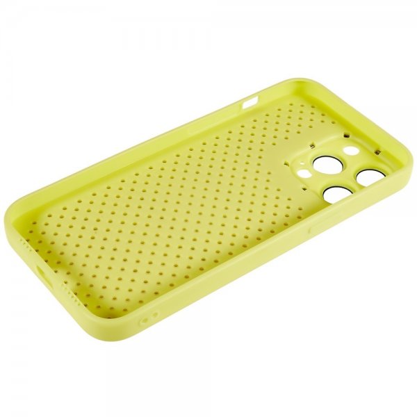 iPhone 14 Pro Max Deksel Down Jacket Design Gul
