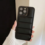 iPhone 14 Pro Max Deksel Down Jacket Design Svart