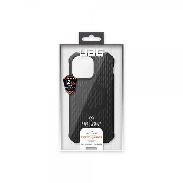 Urban Armor Gear (UAG) iPhone 14 Pro Max Deksel Essential Armor MagSafe Svart