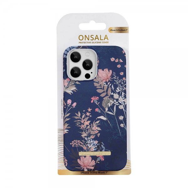 Onsala iPhone 14 Pro Max Deksel Fashion Edition Dark Flower
