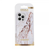 Onsala iPhone 14 Pro Max Deksel Fashion Edition White Rhino Marble